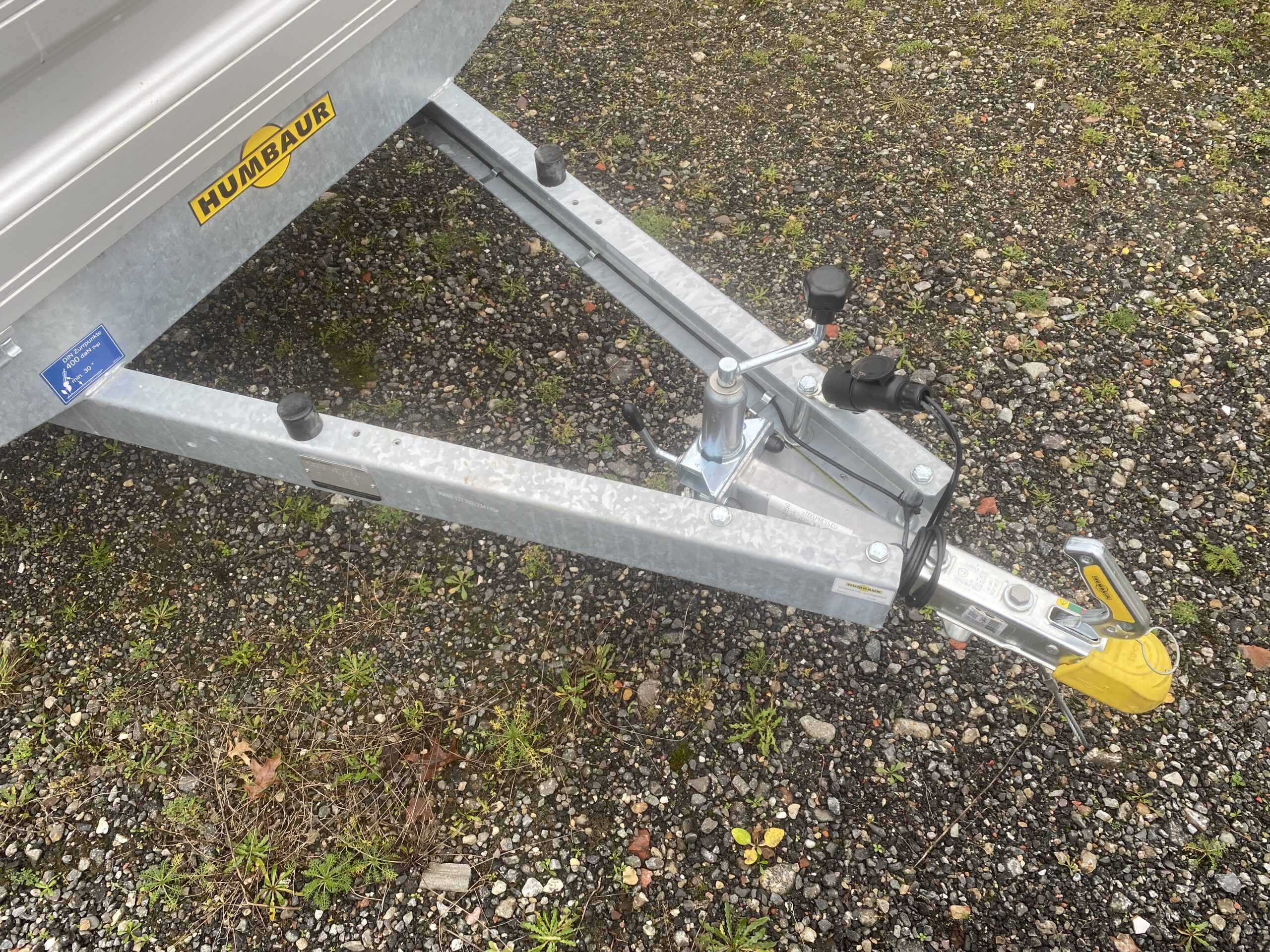 Humbaur HU 752314 750 kg PKW-Anhänger Hochlader Alu – Bild 2