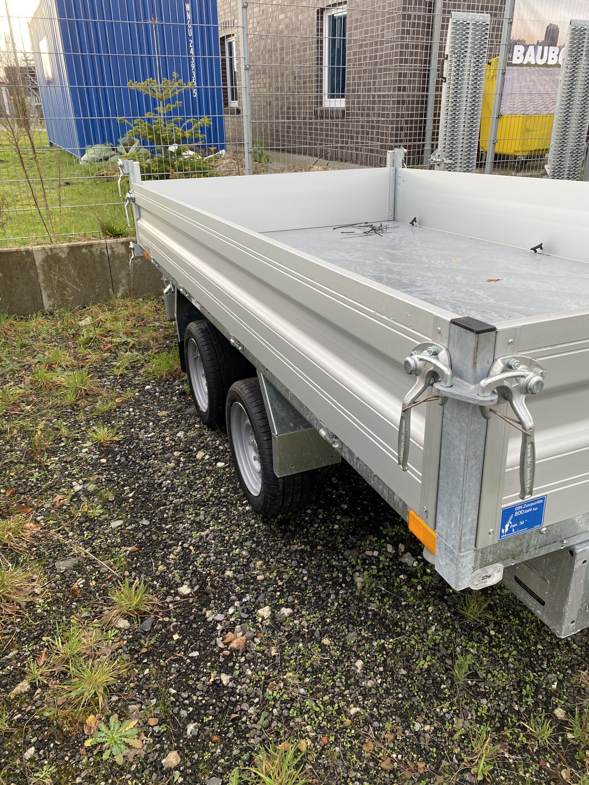 Humbaur HTK 3000.31 3t Stahlbordwände Kipper Dreiseitenkipper – Bild 4