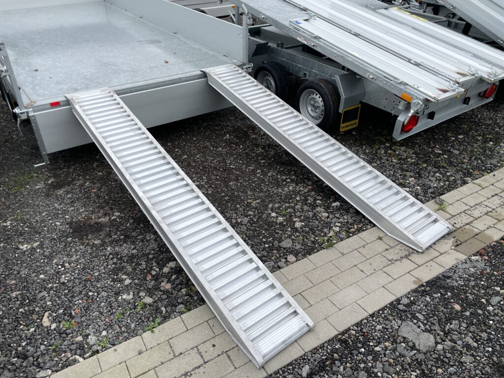 Plschckes Auffahrrampe Alu 2er Set | 120cm Länge, 400kg Traglast