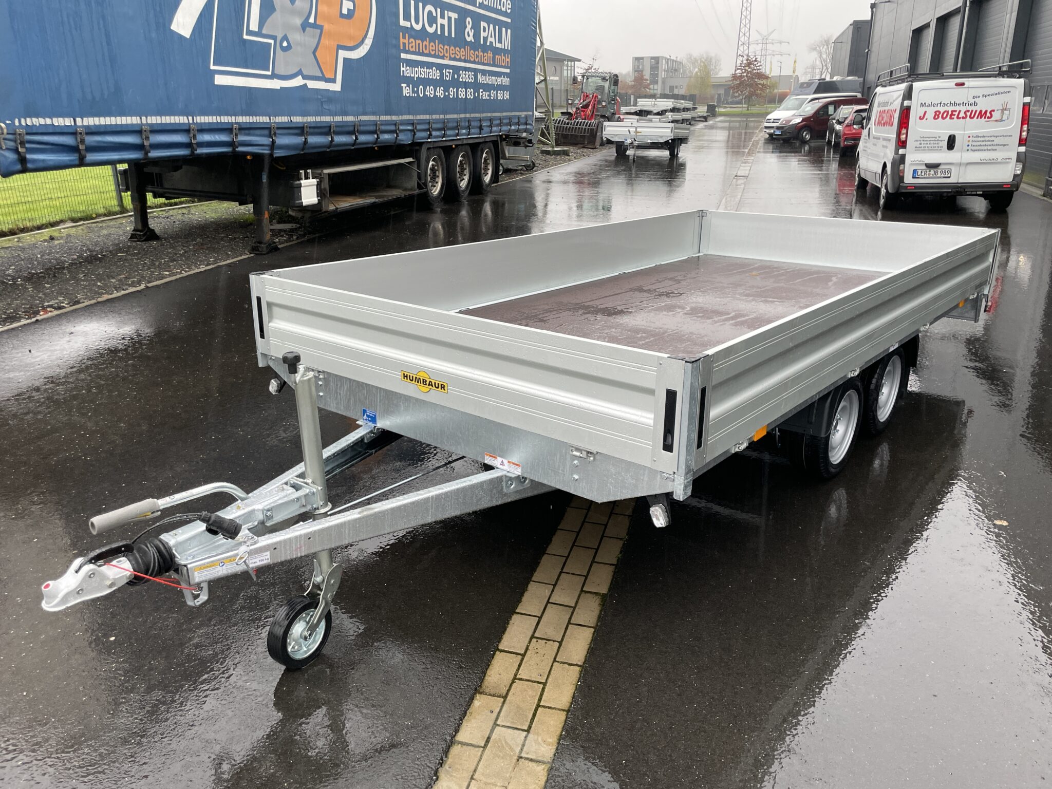 Humbaur HN 202616 2000 kg Tandem PKWAnhänger Hochlader Alu