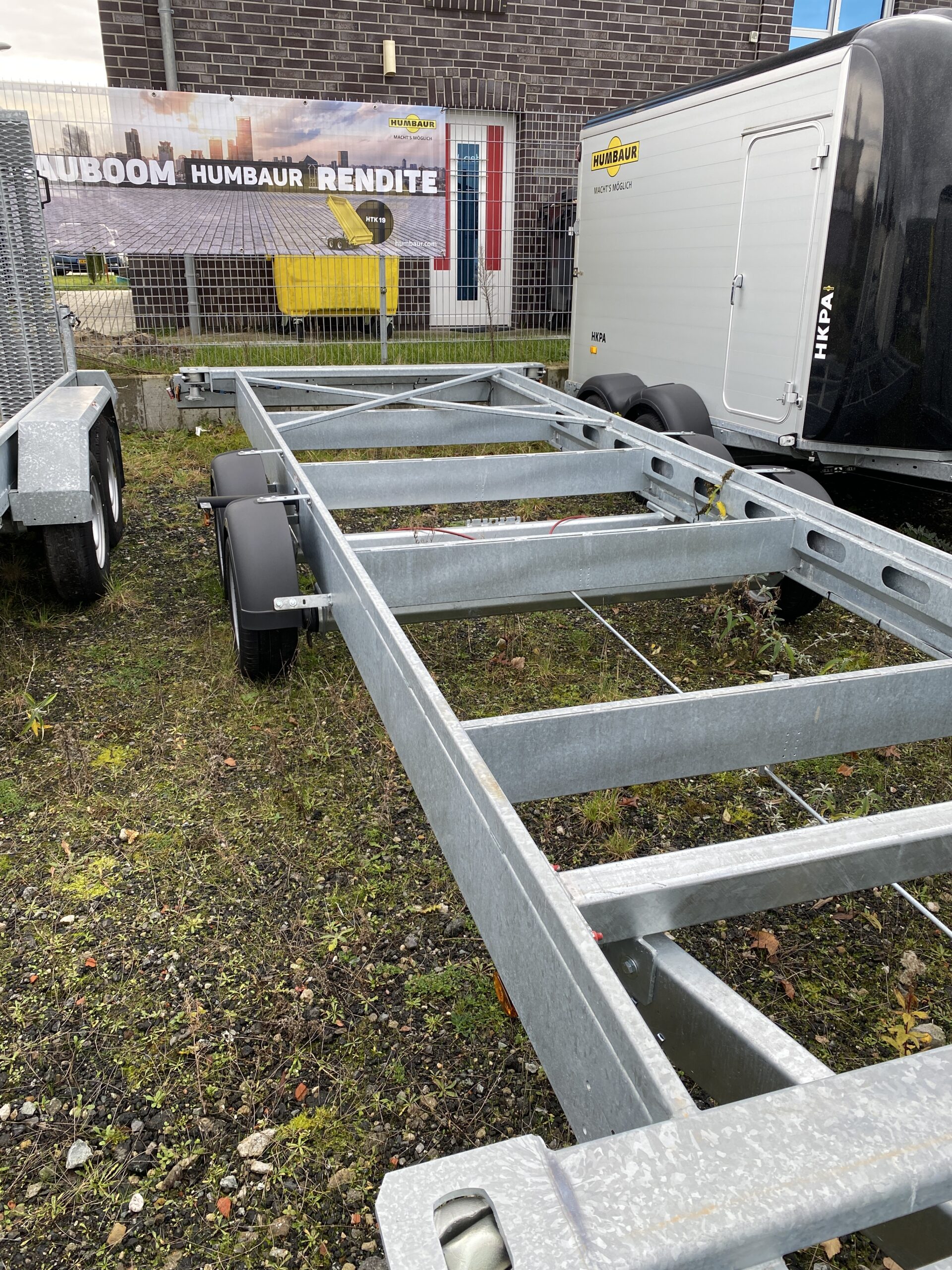 Humbaur HN 356225 Container Anhänger 3.5t 20 Fuss Tandem für PKW – Bild 9